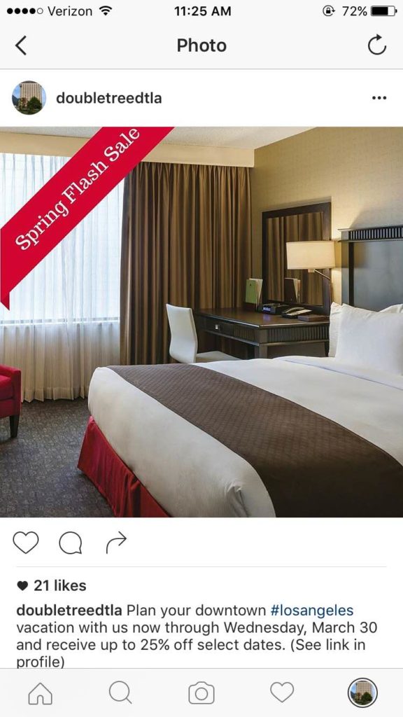 DoubleTree LA Downtown Instagram Posts