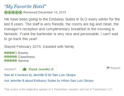 Embassy Suites SLO Review 