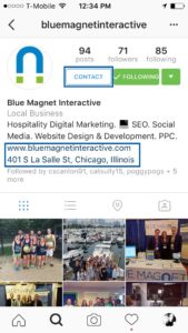 Blue Magnet Interactive’s Instagram profile