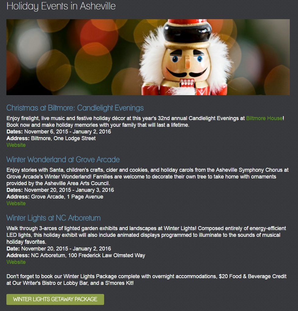 holiday local events example