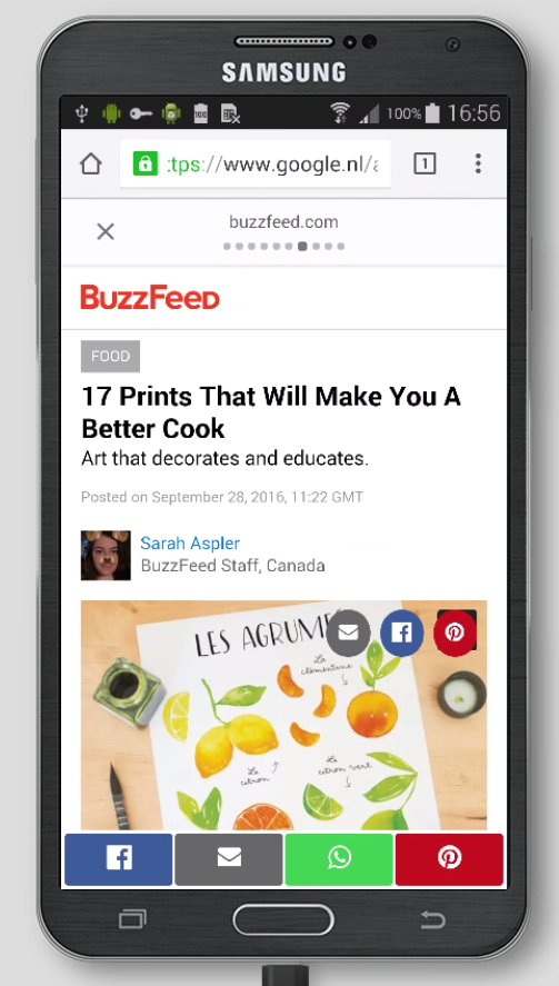 BuzzFeed AMP Page