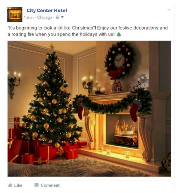 Hotel Holiday Decorations Post