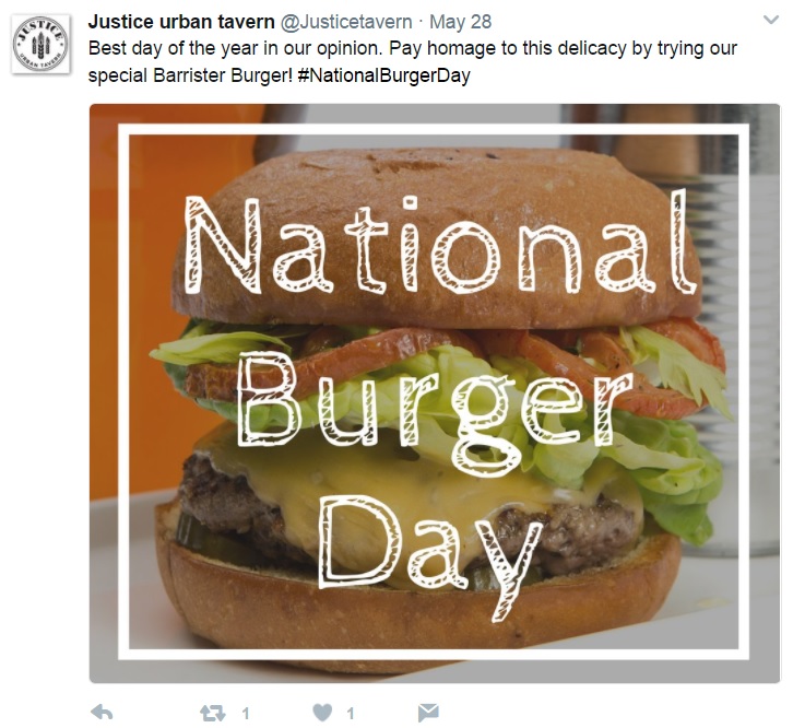 justice national burger day