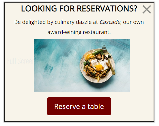 Reserve a table