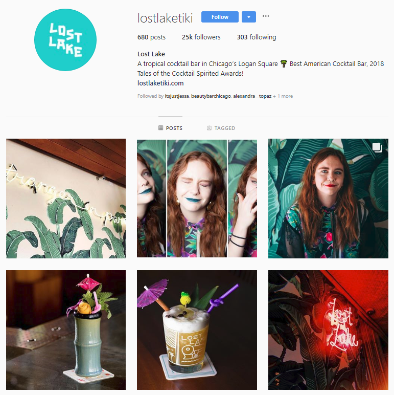 lost lake tiki bar instagram