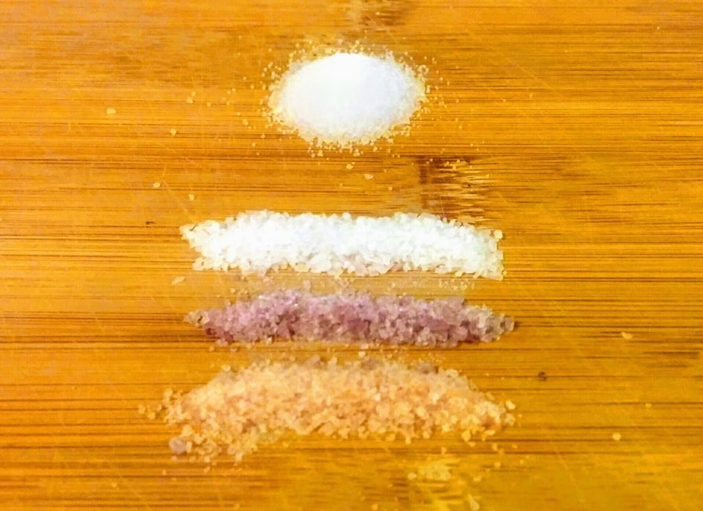 four types of salt picture by Sean D. Francis
