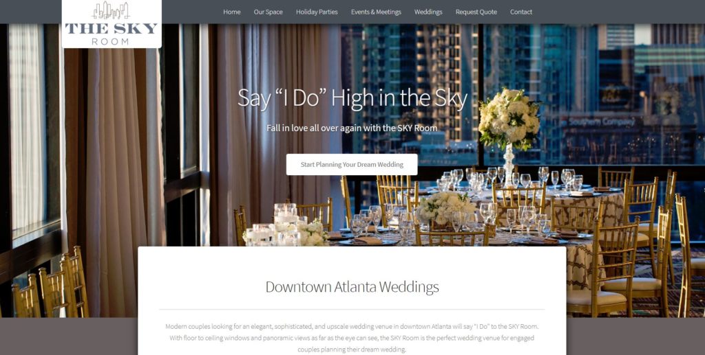 SKY Room Wedding Page