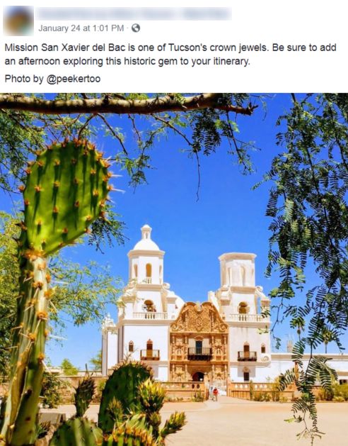 Mission San Xavier del Bac in Tucson