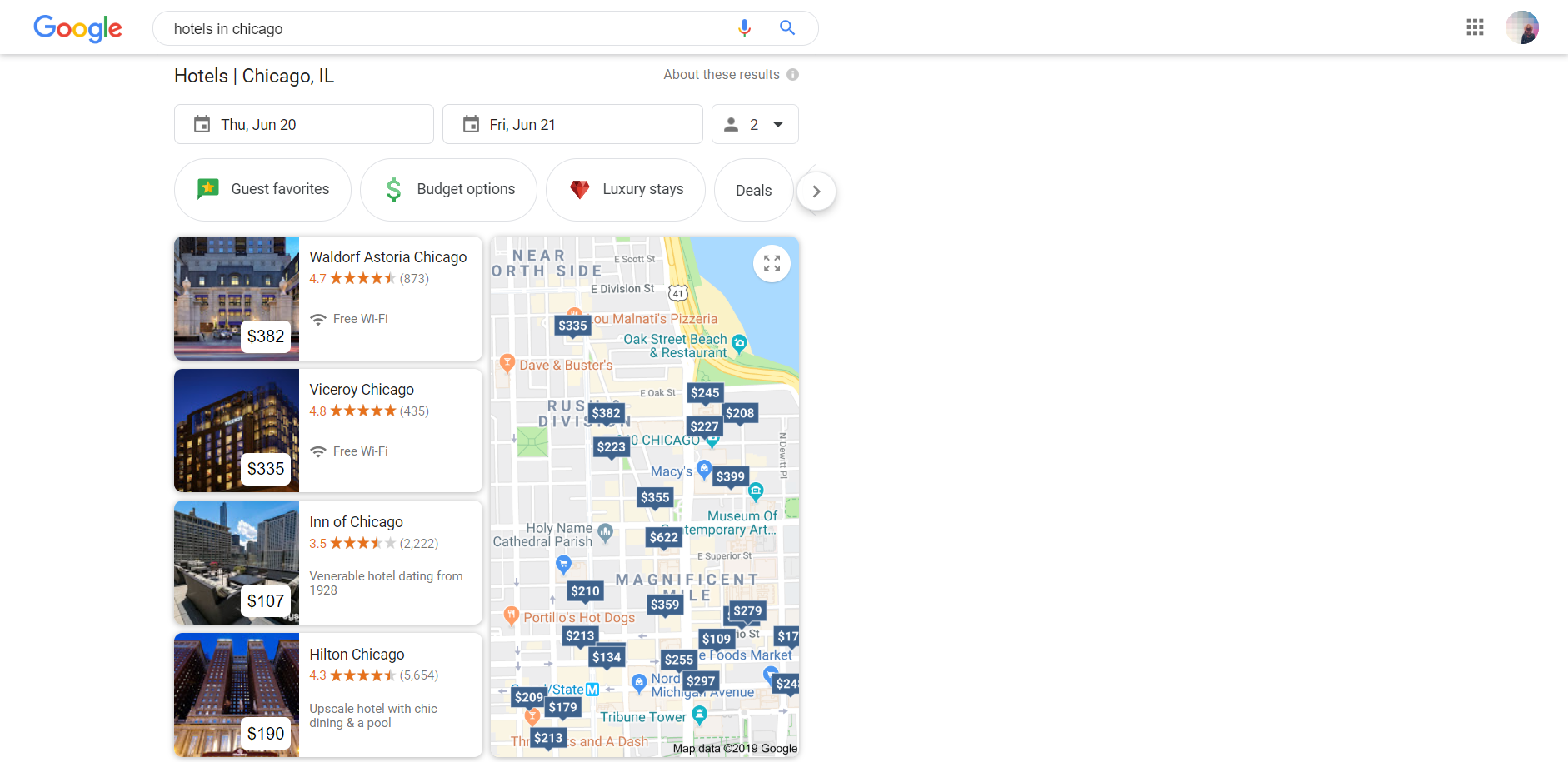 Google local area pack