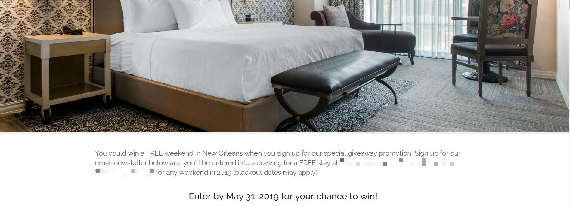 website new orleans giveaway example