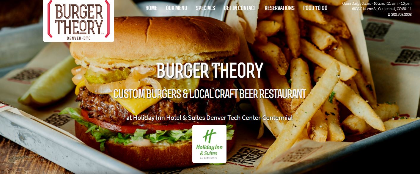 Burger Theory Microsite