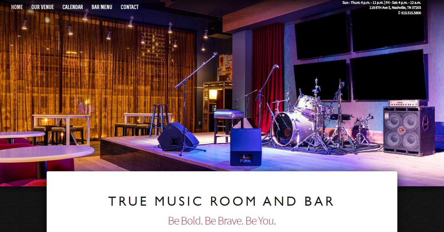 True Music Room Microsite