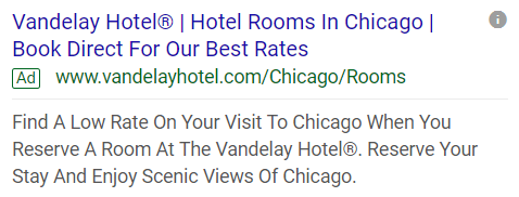 example of a ppc ad in serp