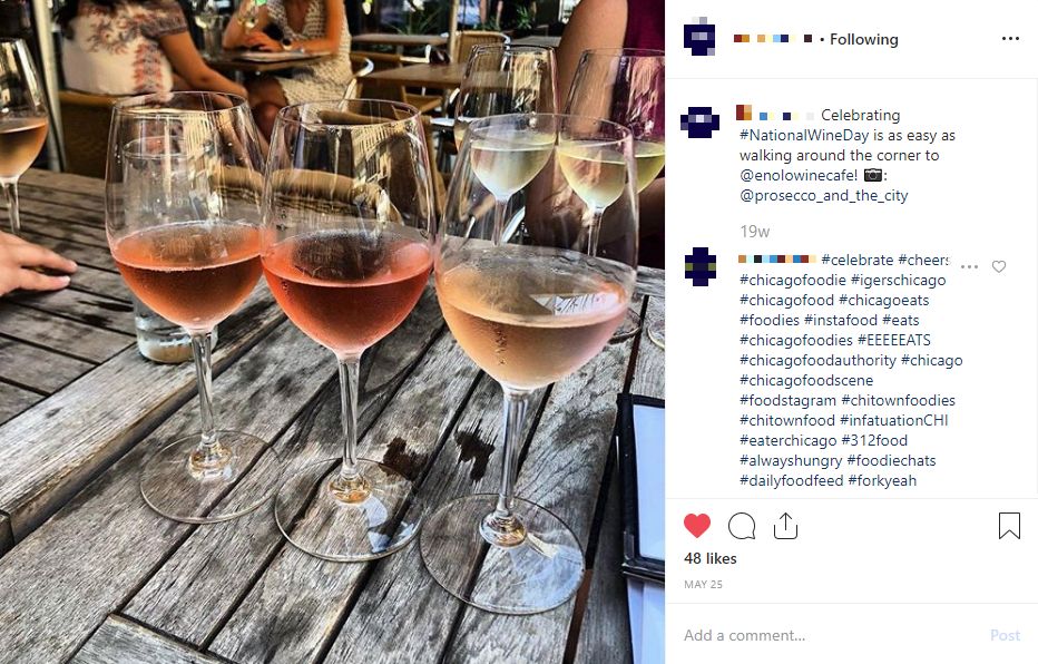 national wine day hotel instagram