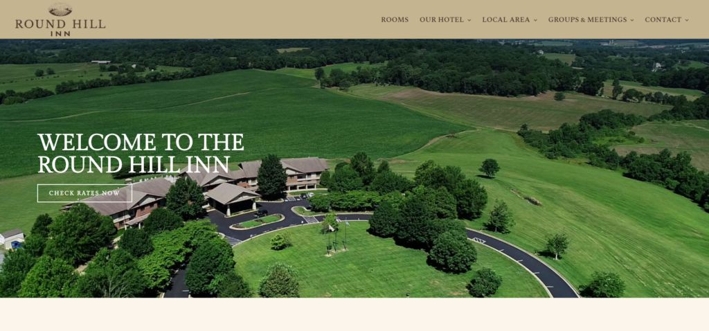 Hotel Homepage Example