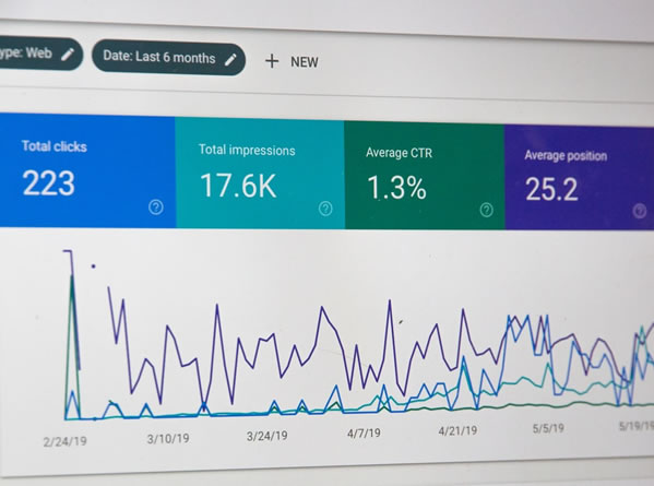 Data analytics report showing paid media results